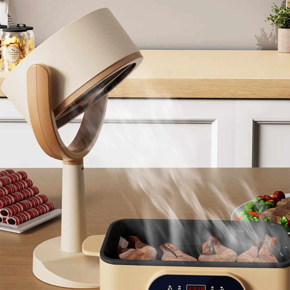 Настольная вытяжка маленькая для плиты регулируемый угол зарядки через USB