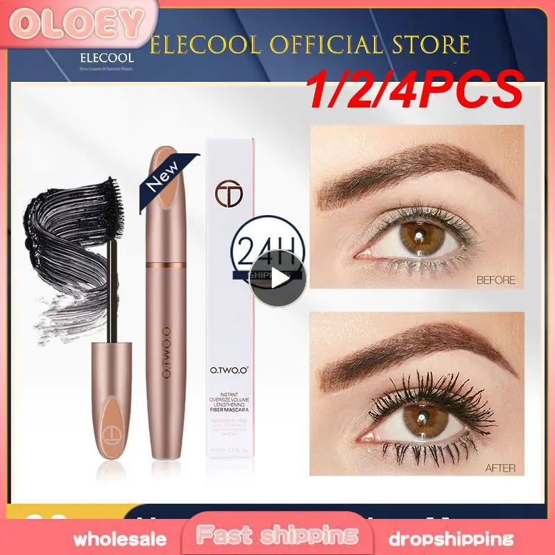 1/2/4 шт. Водостойкая тушь для ресниц