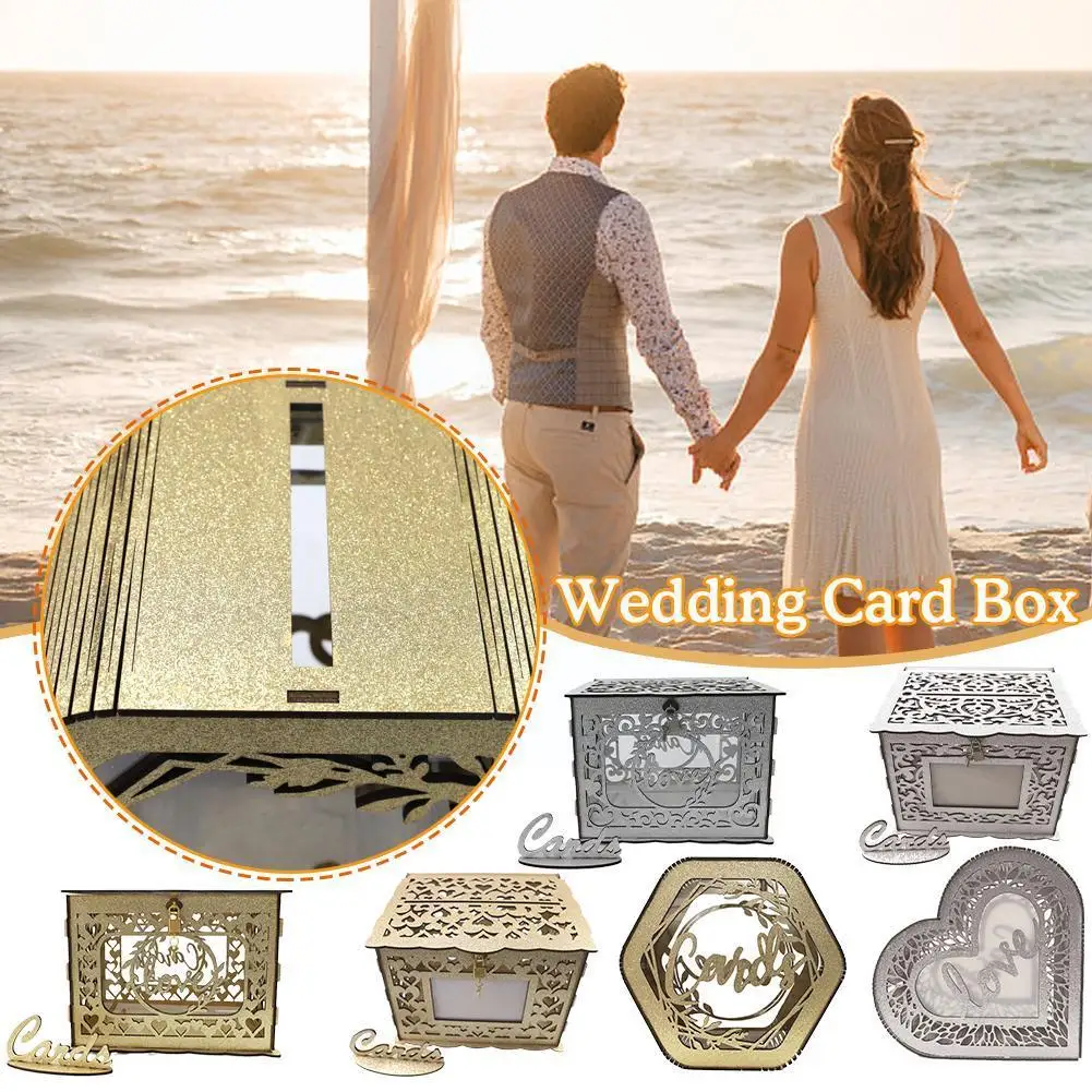 

Wedding Card Box Personalized Keepsake Box Wooden Envelope Box Money Box for Wedding Custom Wedding Gifts Rustic Wedding De R0L2