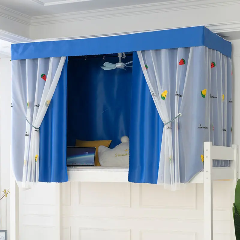 

Korean Bed Curtains Blackout Mosquito Net Student Dormitory Bed Tent Bottom Bunk Breathable Bed Canopy for Bedroom Home Decor