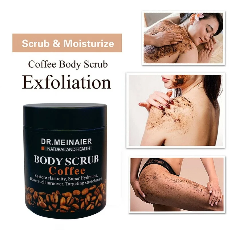 

350g Organic Face And Body Scrub Skin Whitening And Exfoliating Natural Arabica Coffee Body Scrub Whitening Cream