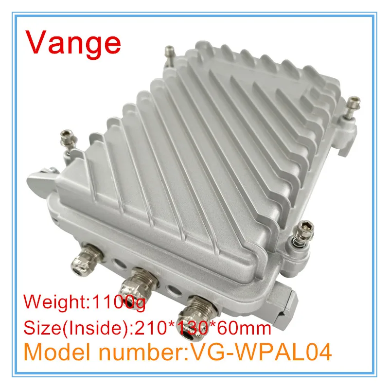 Водонепроницаемая проекционная коробка Vange IP65 210*130*60 мм алюминиевый корпус