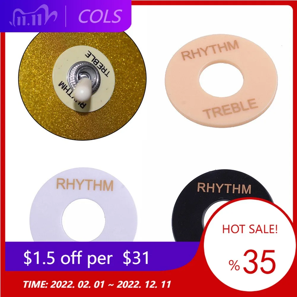 

Rhythm Treble Selector Switch Ring LP Guitar Shaking Head Three-speed Switch Guard Plate Pad For Gibson Les Paul Guitar Bass