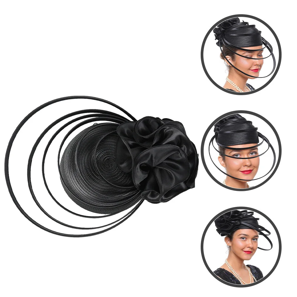 

Bride Fascinator Hat Women Vintage Wedding Decor Hat Banquet Wedding Hat Decoration