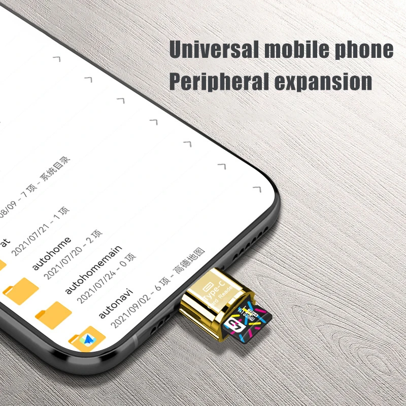 Адаптер OTG с Type C на Micro-SD TF Смарт устройство для чтения карт памяти Samsung Huawei адаптер