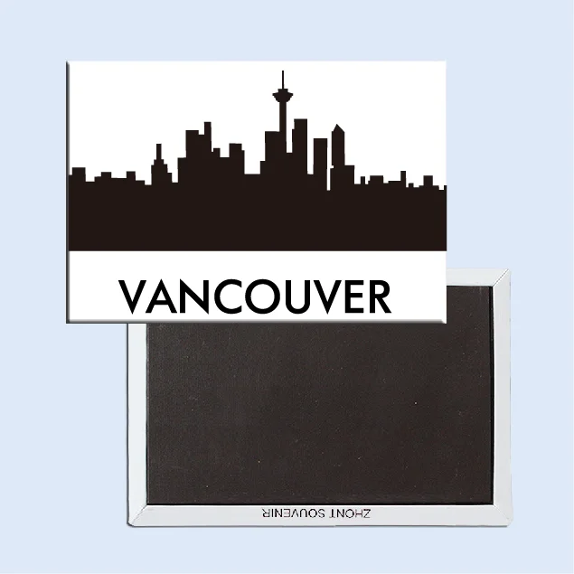 

Сувенир Ванкувер, подарок; Сувенир с изображением городского пейзажа, магниты на холодильник 20411