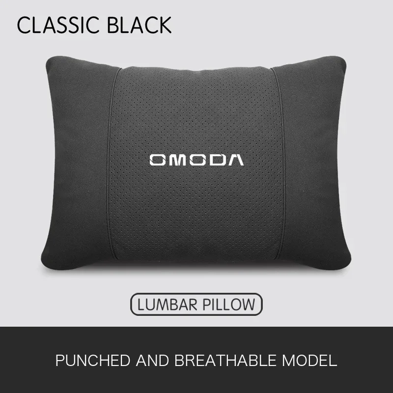 

Для Chery Omoda 5 C5 FX Omoda O5 GT 2024 2023, логотип автомобиля, дышащий поясничный подголовник, подушка для шеи, поддержка талии и спины, автомобильные аксессуары