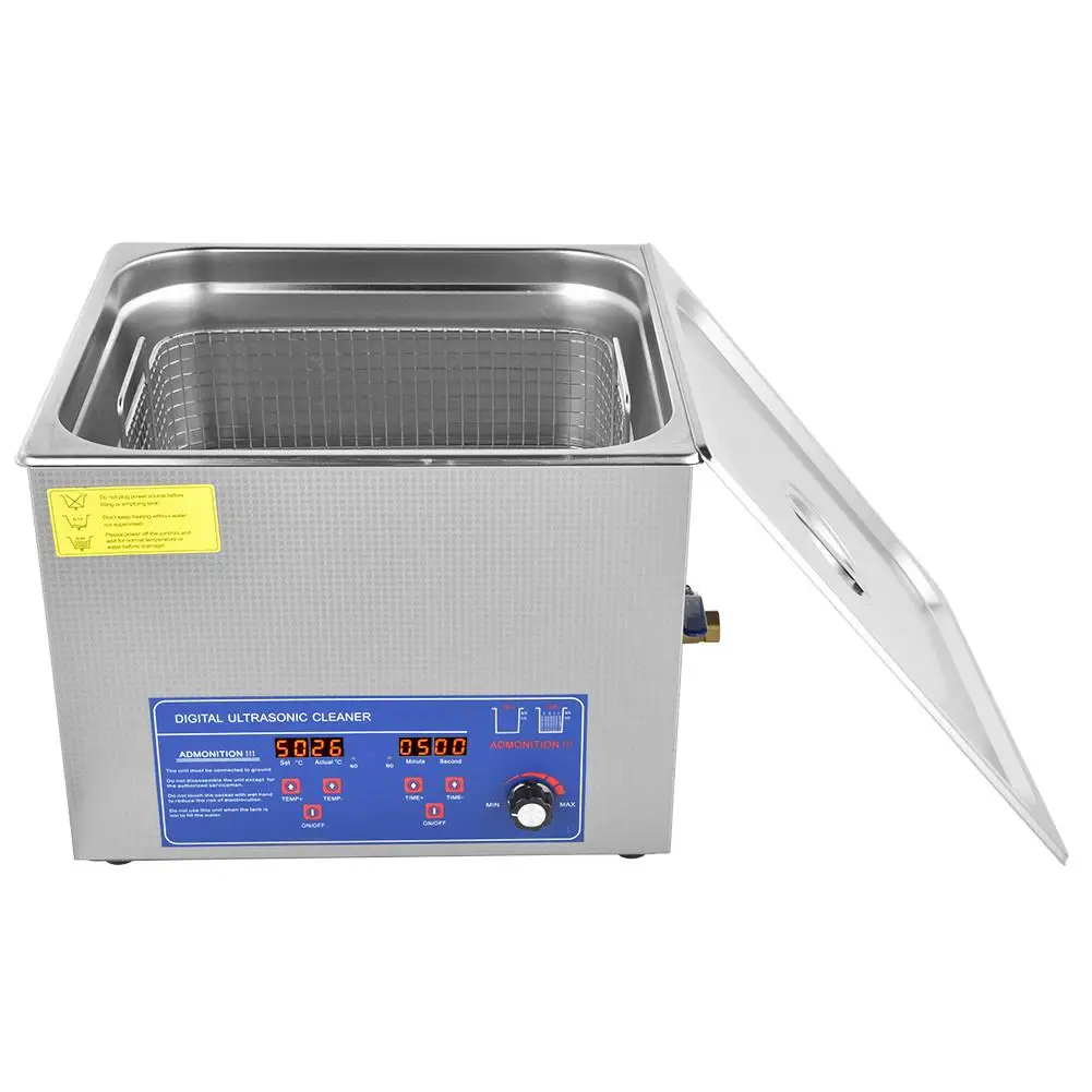 Ультразвуковой очиститель 15 л 60AL цифровой для стиральной машины ювелирных