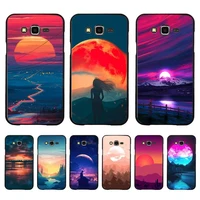 landscape sunset phone case for samsung s20 lite s21 s10 s9 plus for redmi note8 9pro for huawei y6 cover