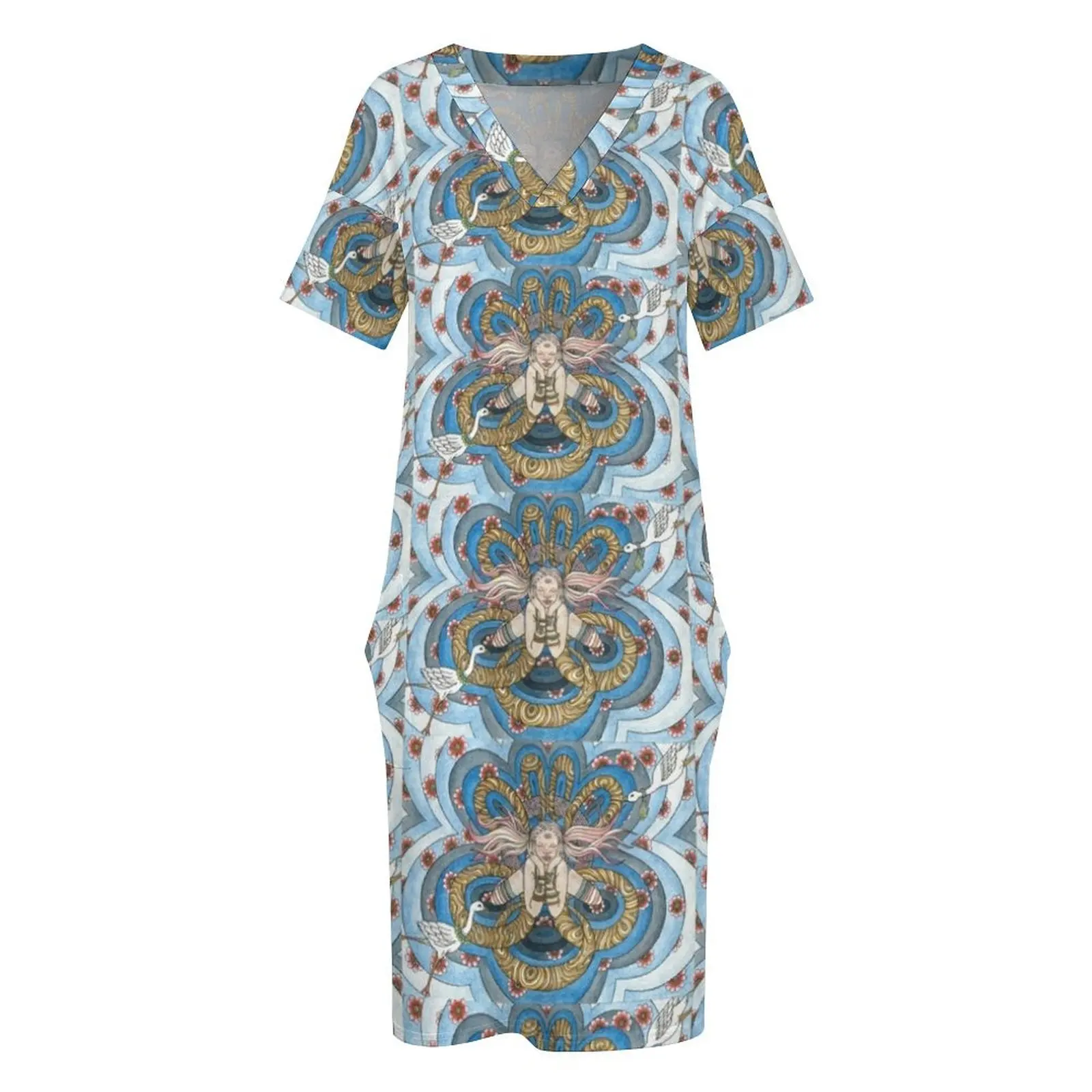 Gordian Girl &amp the Silly Gooses свободное платье с карманами женские вечерние платья 2025 года