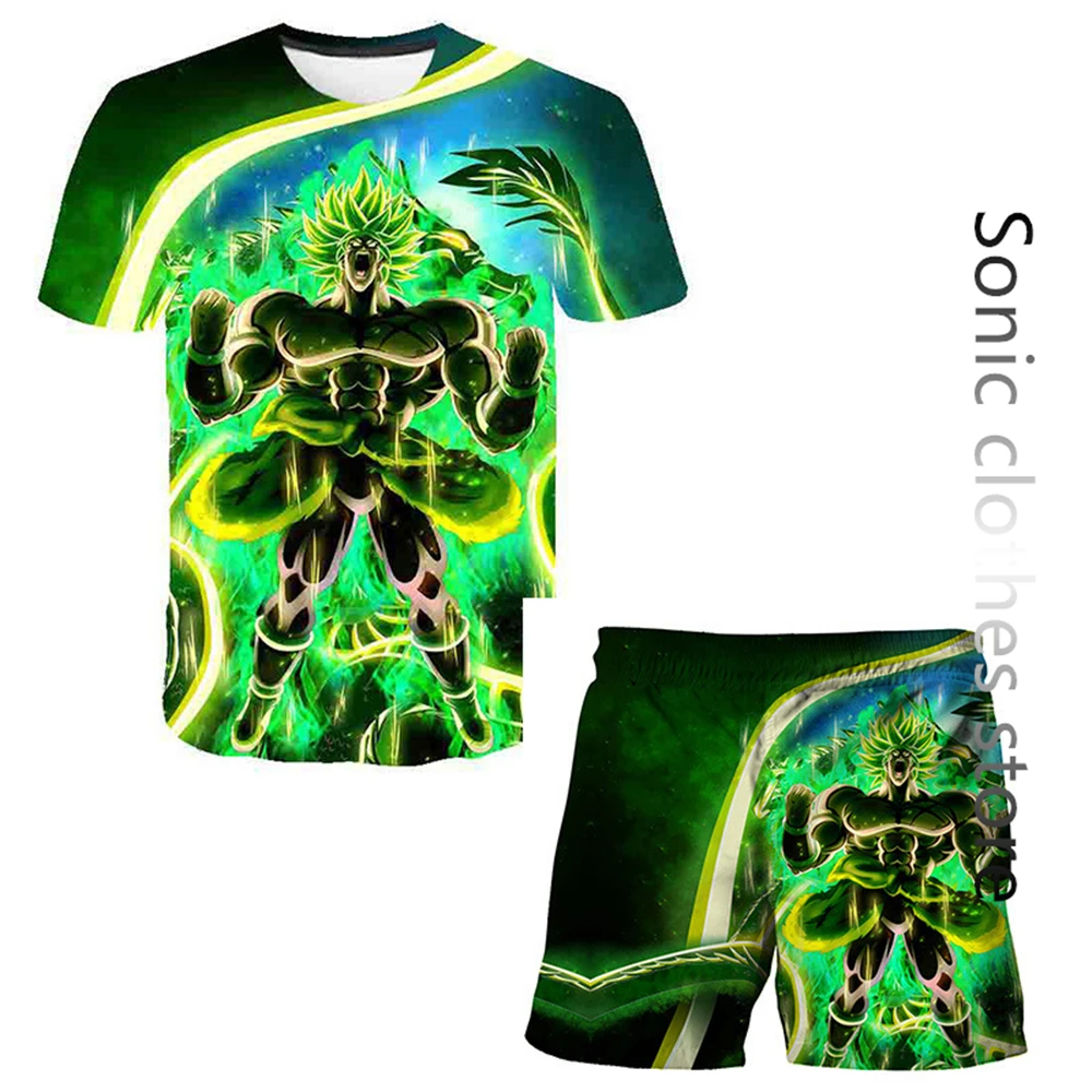

Kids Vegeta T Shirt Sets Goku Anime Tshirt Dragon Ball Z T Shirts Man Clothes Trapstars Boys Clothing Summer Tops Tees