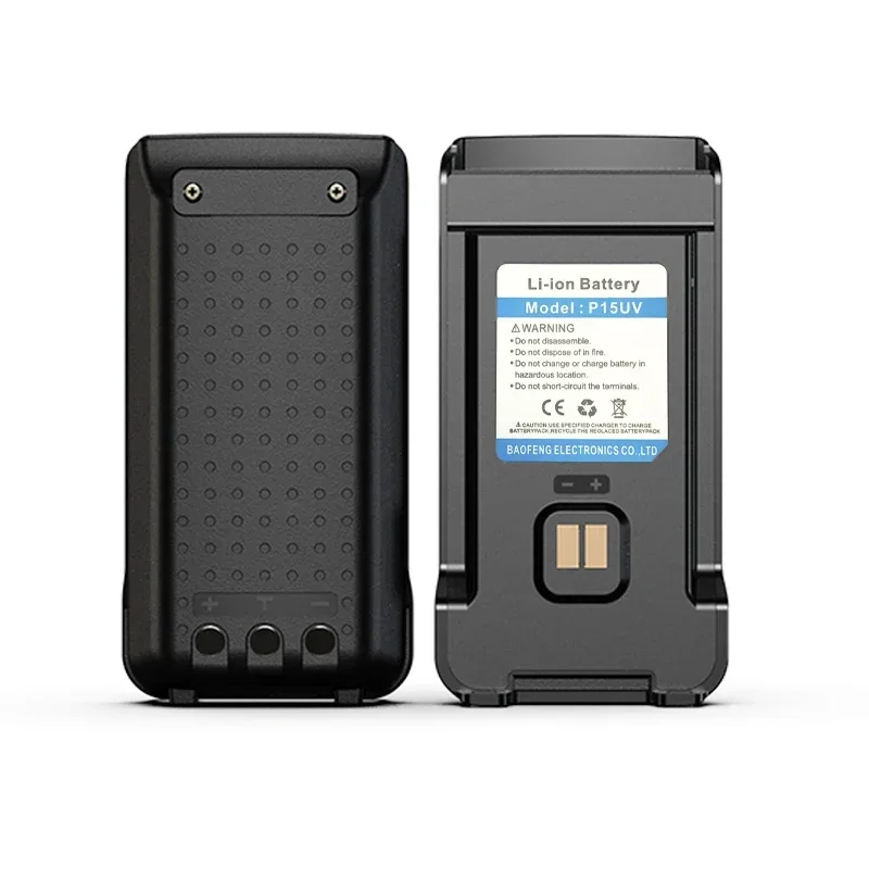 Фото Литий-ионный аккумулятор P15UV для раций BAOFENG, совместимый с UV-8R/UV-13/UV-13Pro, дополнительный блок питания TYPE-C №4