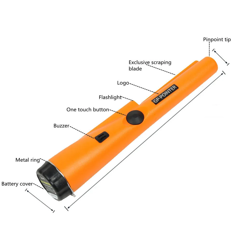 Ручной металлоискатель Audio Plus режим вибрации сигнал тревоги указатель