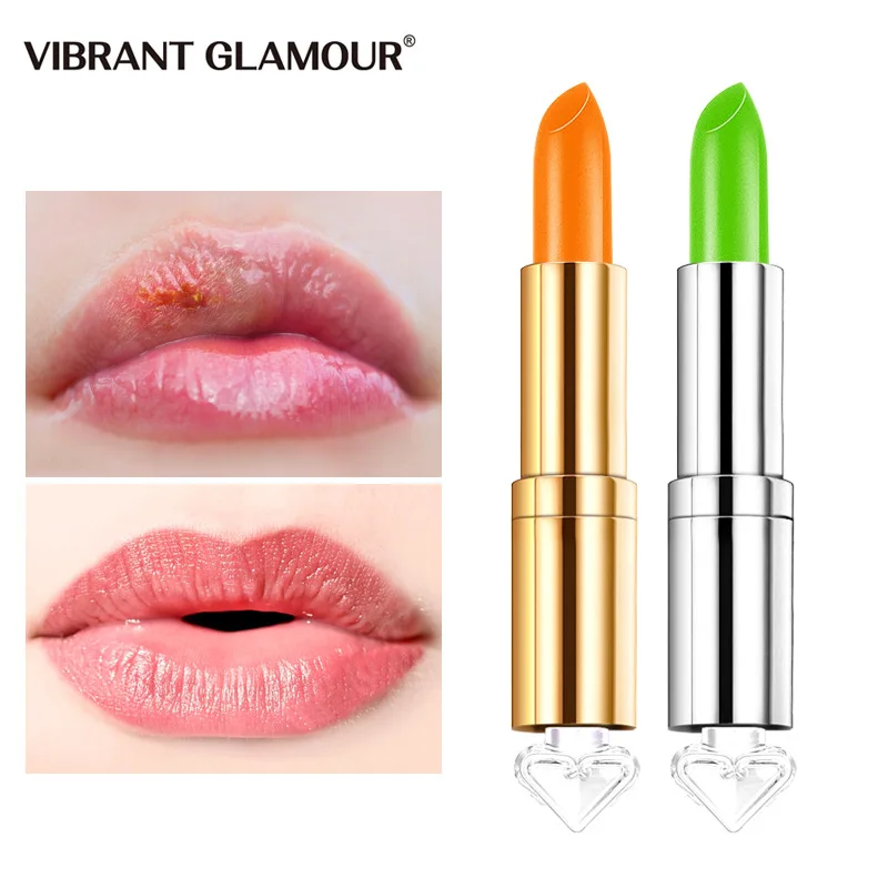 

Avocado Color Changing Lipstick Brighten Tighten Control Oil Moisturize Hydrating Repair Soothe Soften Improve Skin Tone Moist
