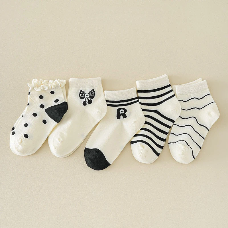 Весенне-летние детские носки тонкие хлопковые повседневные спортивные для