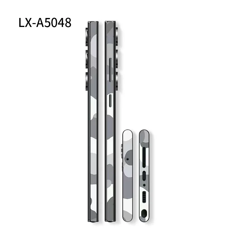 2PCS Anti-Scratch Phone Side Sticker Hydrogel Frame Film For SAMSUNG Galaxy S23 Ultra S22+ S22 Matte Edge Protect Skin Wrap