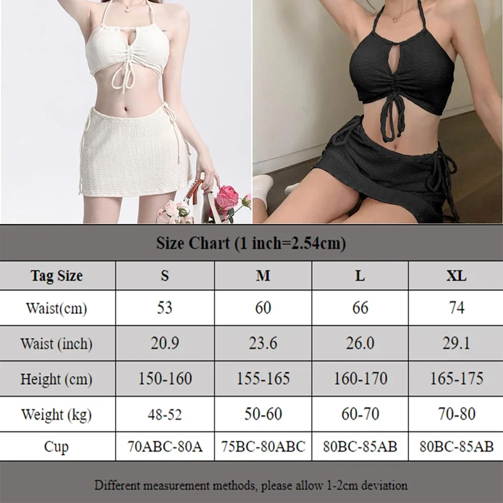 Женский сексуальный купальник-тройка комплект бикини купальник с завязками