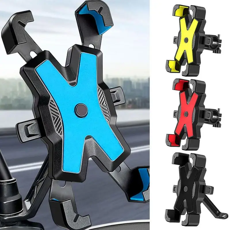 

Велосипедный держатель для телефона Универсальный Регулируемый мотоциклетный Ударопрочный сотовый телефон быстрое крепление ручка зажим...