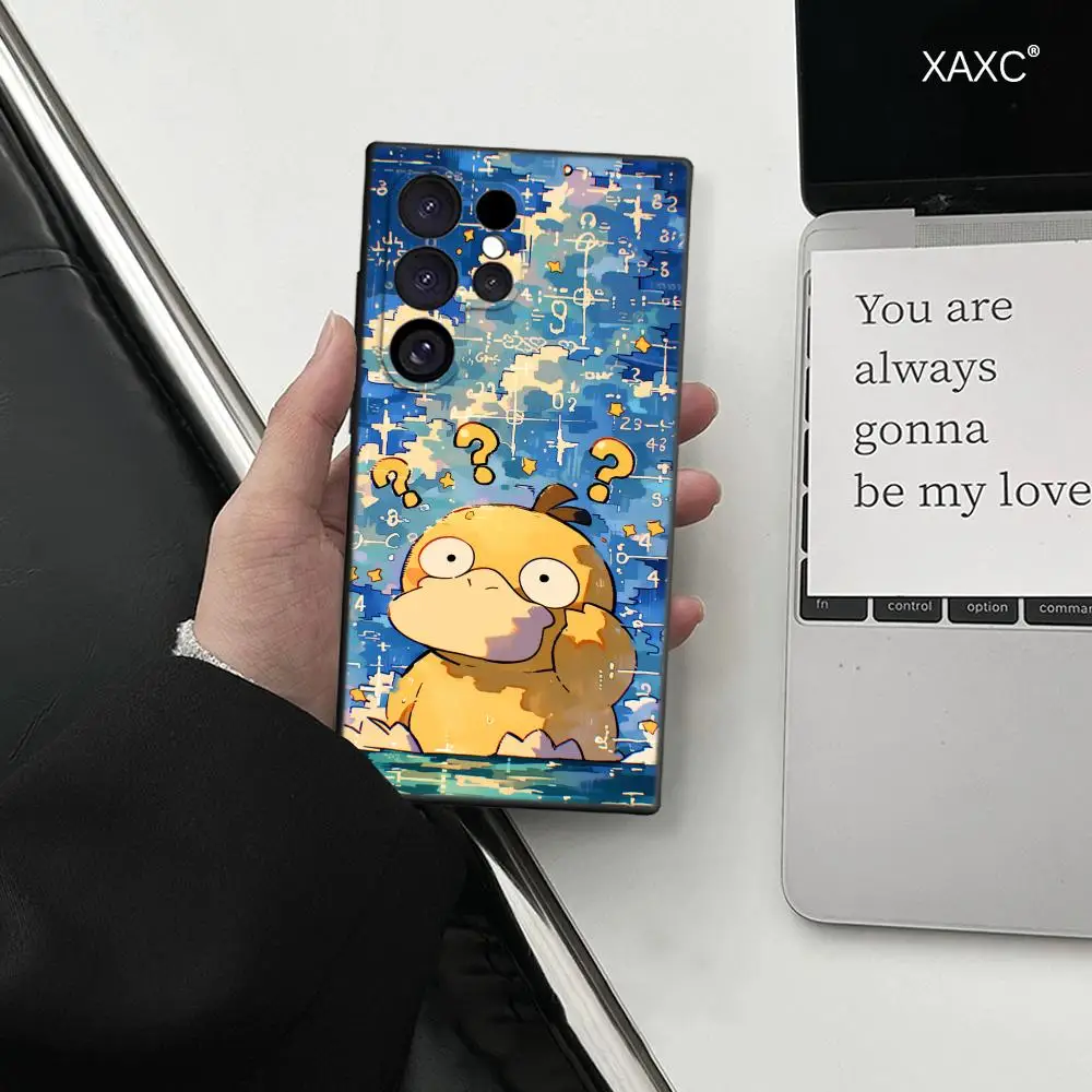 Фото Милый чехол P-Psyducks для мужчин для Samsung Galaxy S26 Ultra S25 FE S24 S23 S22 Plus S25 Edge S21, мягкий чехол из ТПУ. №2