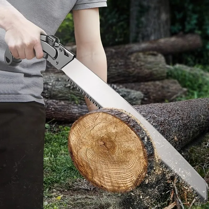 

Многофункциональная портативная ручная пила с трехсторонними зубьями, высокотемпературное закалование для обрезки открытого сада