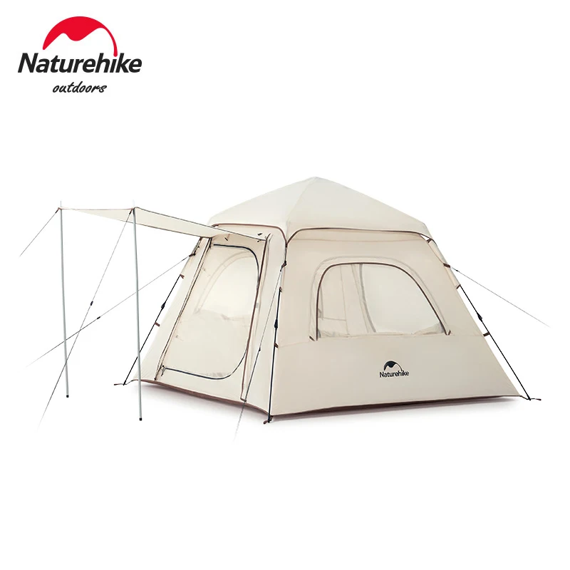 

Палатка Naturehike Ango автоматическая для 3-4 человек, для отдыха на открытом воздухе, Большая вместительная, 2 двери, Всесезонная, для пикника