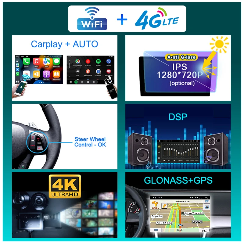 Автомобильная магнитола Qualcomm Snapdragon 2din Android 10 с экраном для Mercedes Benz ML W164 GL X164 ML350 ML300