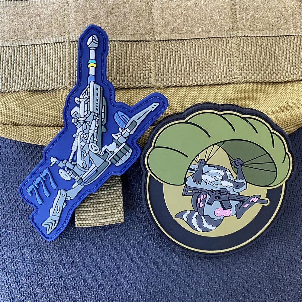 Украинская стандартная пластырь Енот война в Украине Howitzer M777 Военная