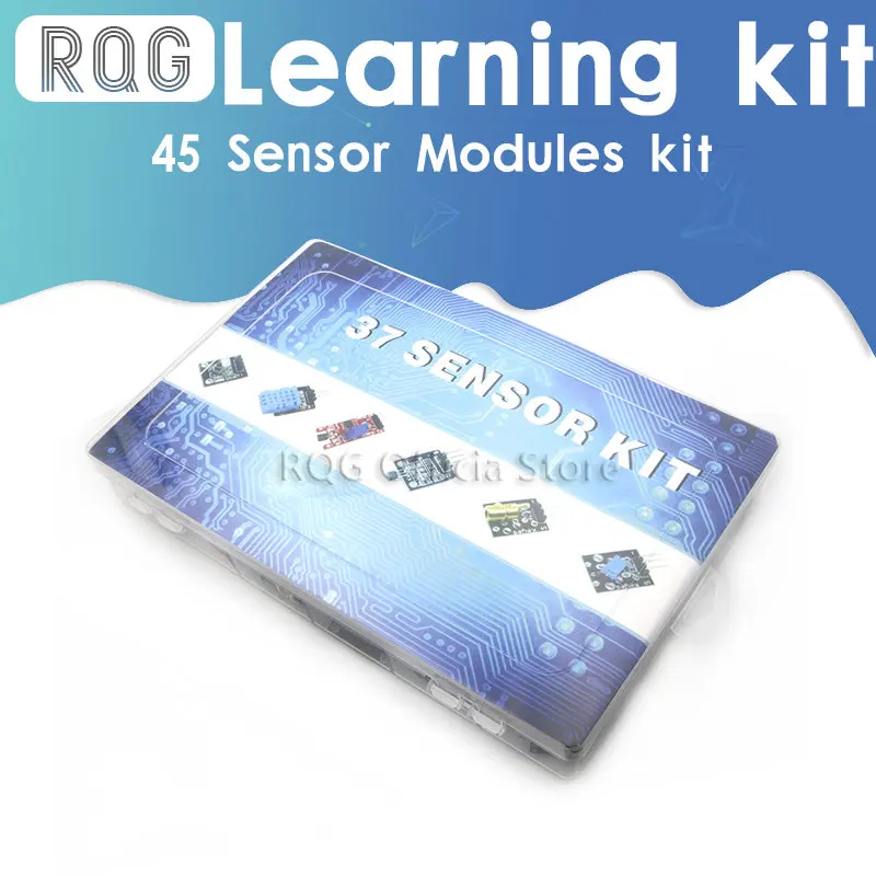 

For arduino 45 in 1 Sensors Modules Starter Kit better than 37in1 sensor kit 37 in 1 Sensor Kit UNO R3 MEGA2560