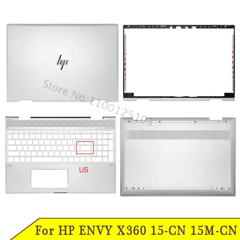 

NEW For HP ENVY X360 15-CN 15-AG TPN-W134 LCD Back Cover Front Bezel Palmrest US UK Keybaord Bottom Top Case A B C D 15.6 Inch
