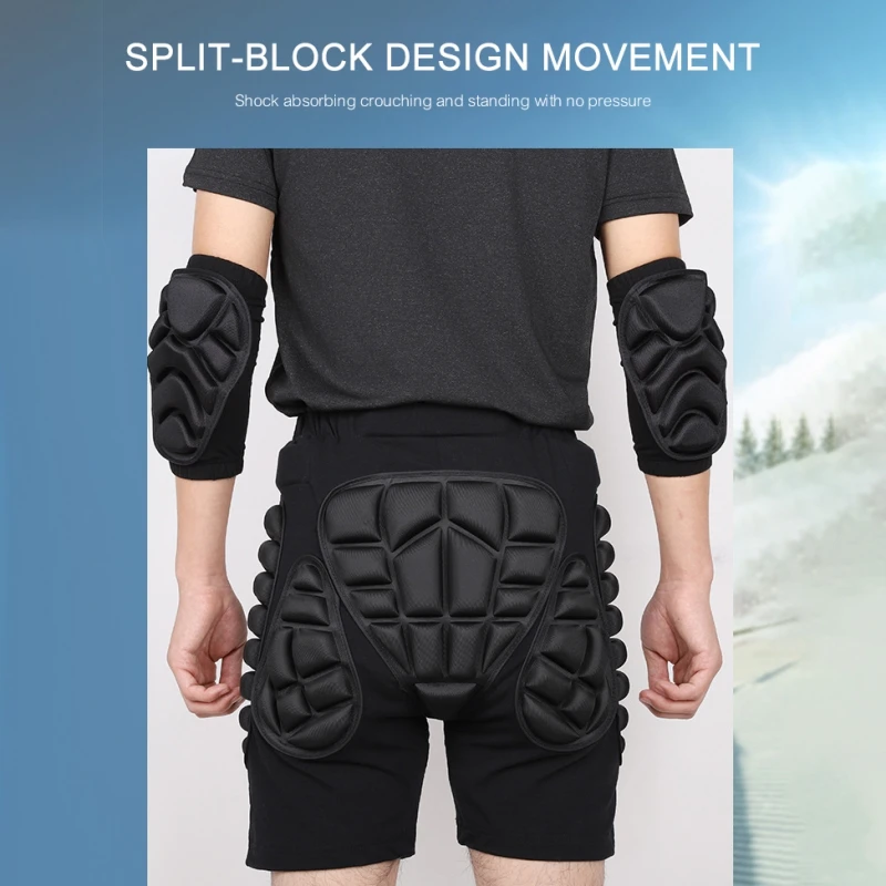 Outdoor Sports Skiing Shorts Hip Pad Protector Armor Ski Snowboard Skate Pants Protection Hip Butt Pad Sports Gear