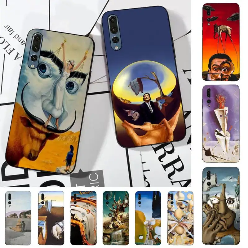 

Yinuoda Salvador Dali Phone Case for Huawei P30 40 20 10 8 9 lite pro plus Psmart2019