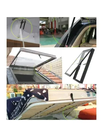 2x универсальная газовая распорка 460 Н мм автомобильные газовые Распорки газовая пружина капот 8 мм М6 опорный стержень амортизатор для RV кровать окно автобусный фургон