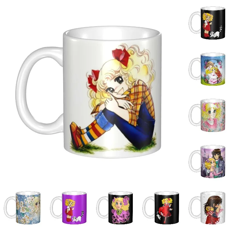 

Candy Candy Anime Manga Coffee Mugs DIY Customized Ceramic Tea Milk Mug Cup Outdoor Work Camping Cups