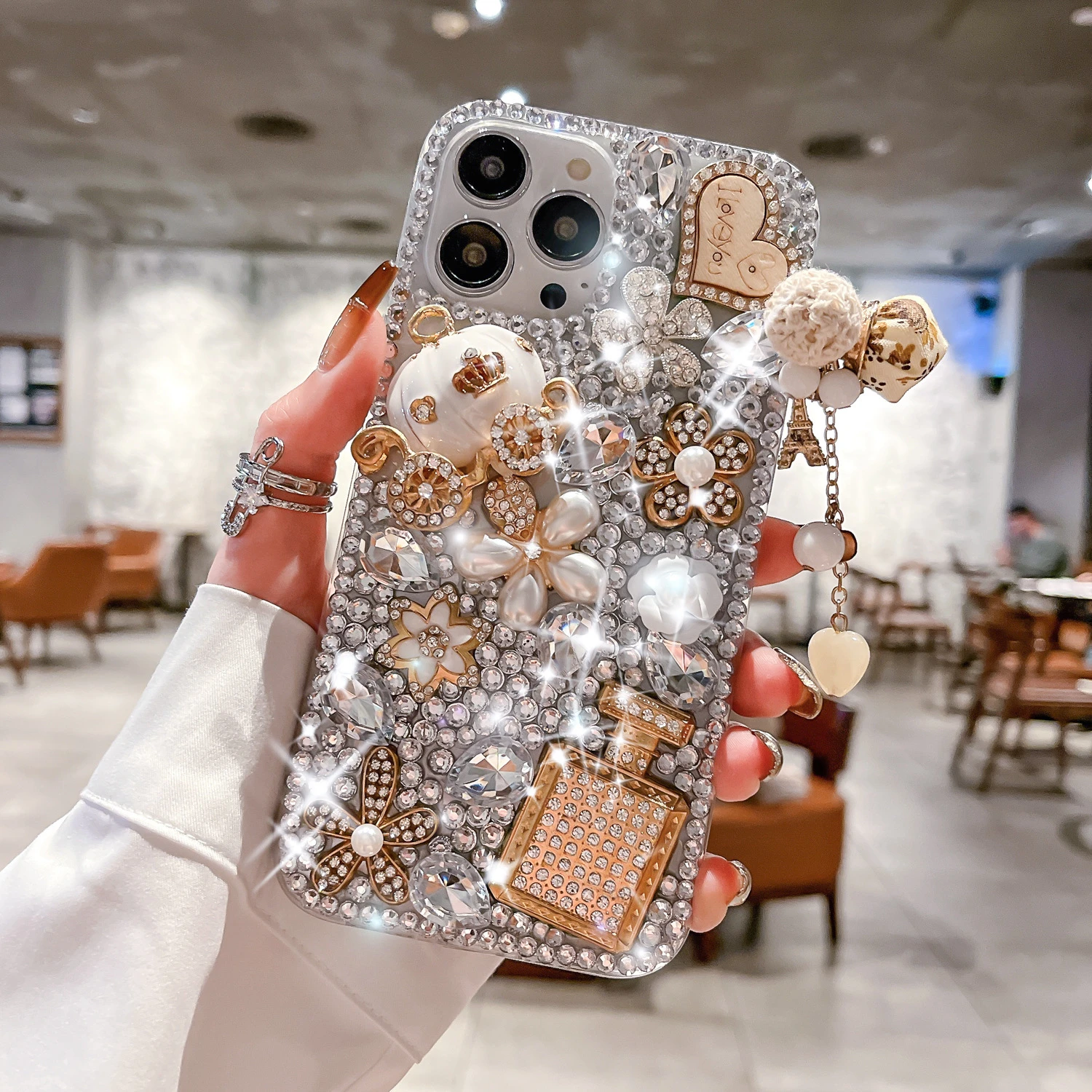 Роскошный противоударный чехол для iphone 16 12 13 14 15 Plus Pro Max с изображением тыквы