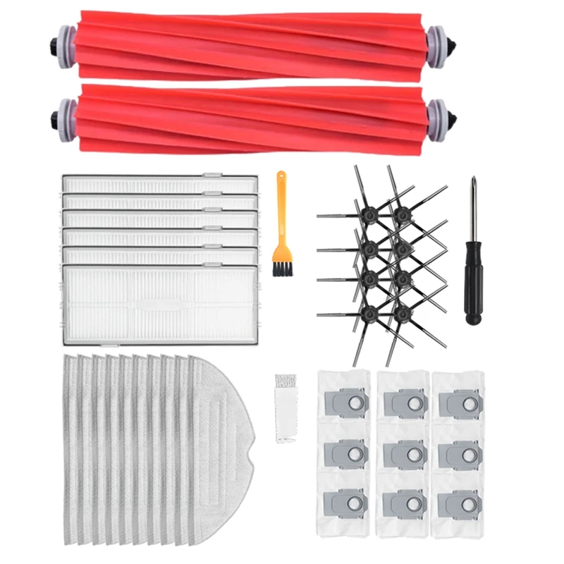 

Ultra Dust Bag Hepa Filter Accessories For Roborock S7 Maxv /Plus For Xiaomi G10S Main Side Brush Mop Robot Vacuum Parts