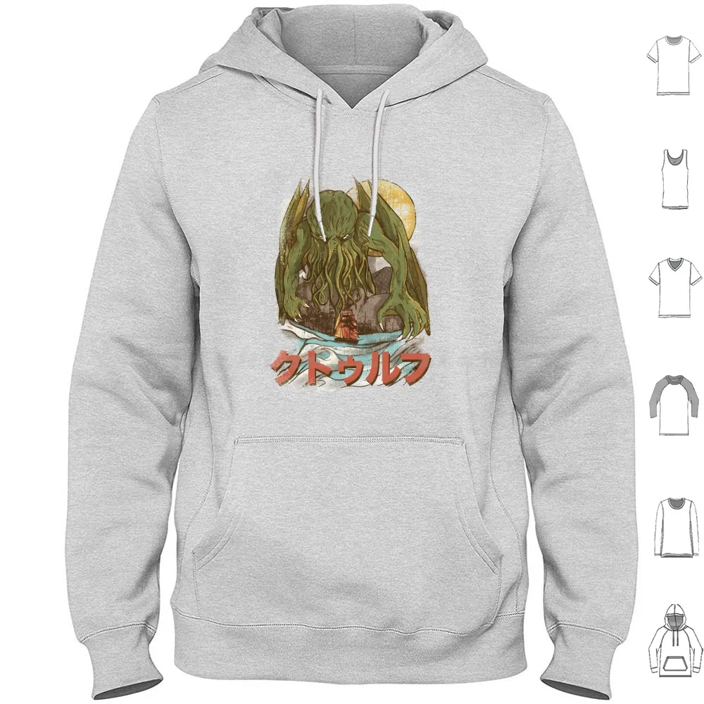 

Толстовки с капюшоном, с длинным рукавом, темный осьминог