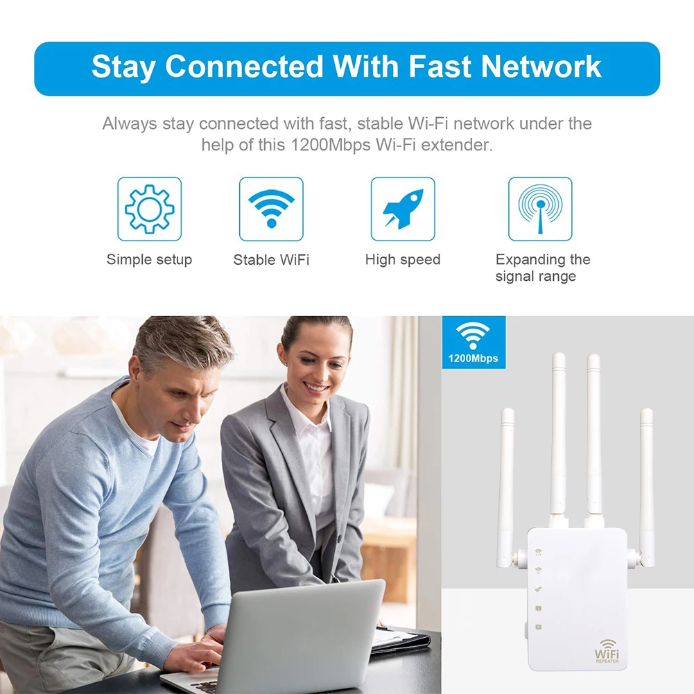 Усилитель Wi-Fi-роутера 1200 Мбит/с 2 4/5 8 ГГц | Компьютеры и офис