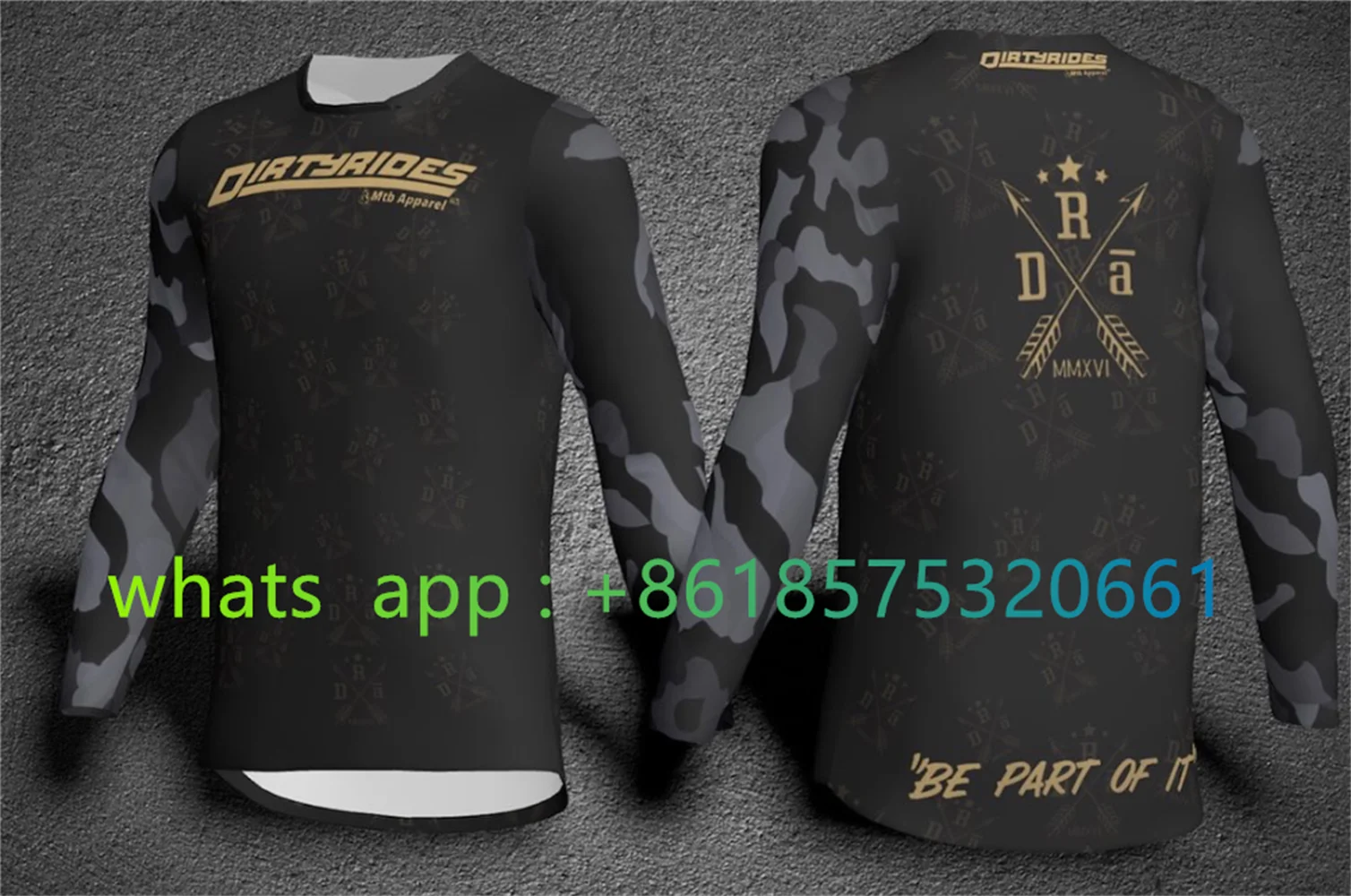 Футболка Dirtyrides Мужская для горного велосипеда одежда езды на горном велосипеде и