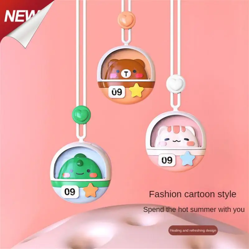 

Easy To Carry Suspended Small Neck Fan Built-in Lithium Battery Fan Student Fan Mini Sports Fan Flexible And Durable Secure