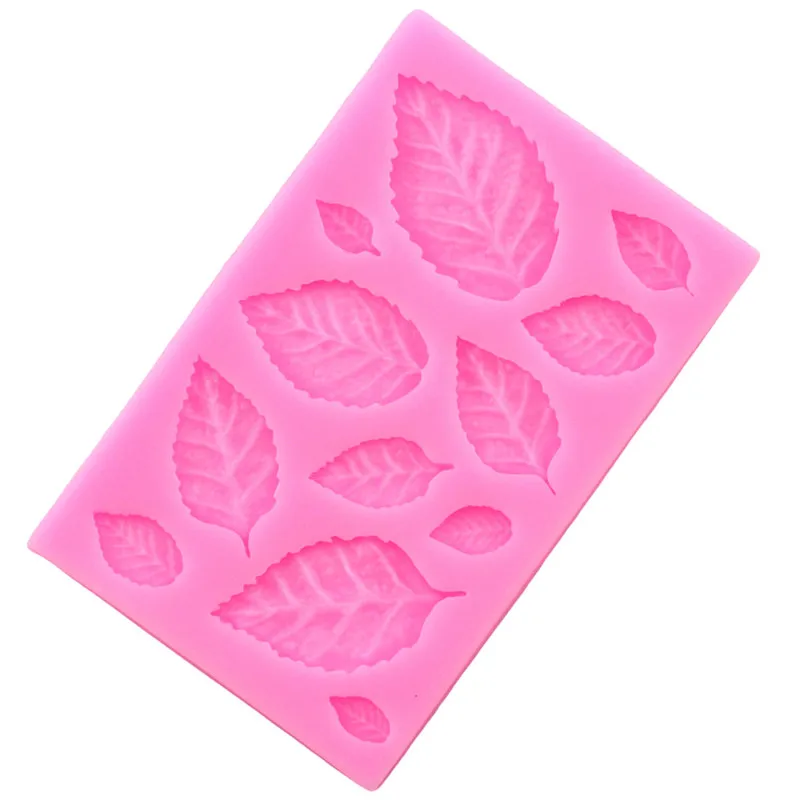 

Silicone Molds For Cake Decoration Tools DIY Chocolate Various Leaf Maple Leaf Resin Molds For Fondant Kitchen Baking Supplies