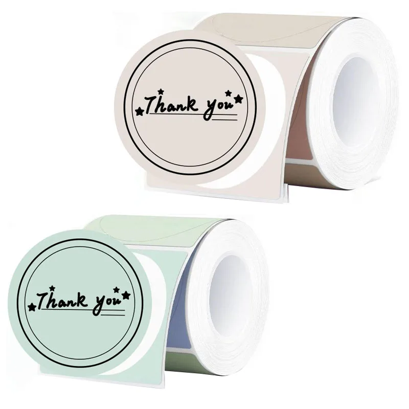 Круглые термоэтикетки Risio DD-002-round 5 цветов