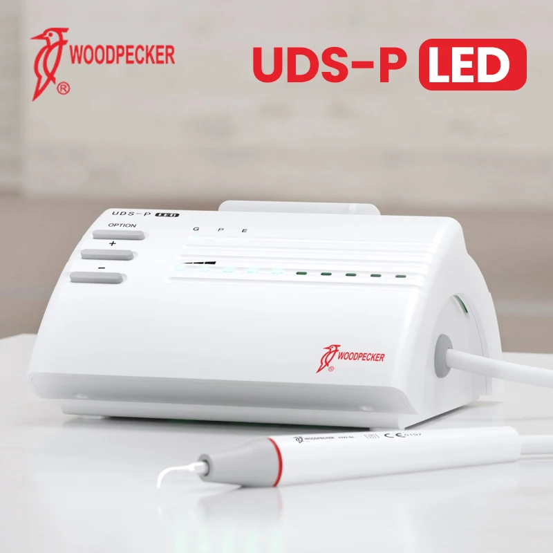 

Woodpecker UDS P Dental Ultrasonic Scaler - Plug-in Handpiece for Precise Scaling and Removal of Calculus, Stains and Tartar