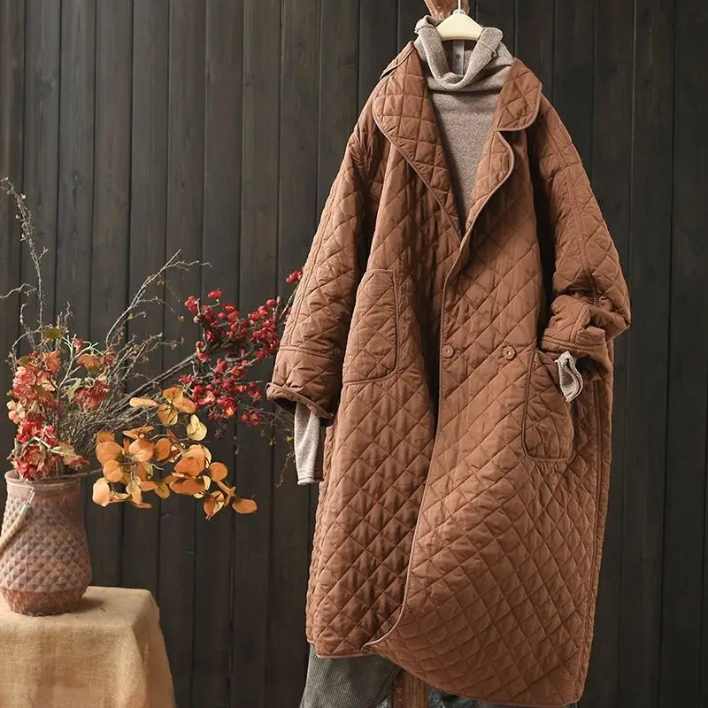 2022 Women's Clothing Autumn New Cotton Jacket Long-Sleeved Personalized Shawl  Collar Warm Short Suit Cotton Clothes for Women