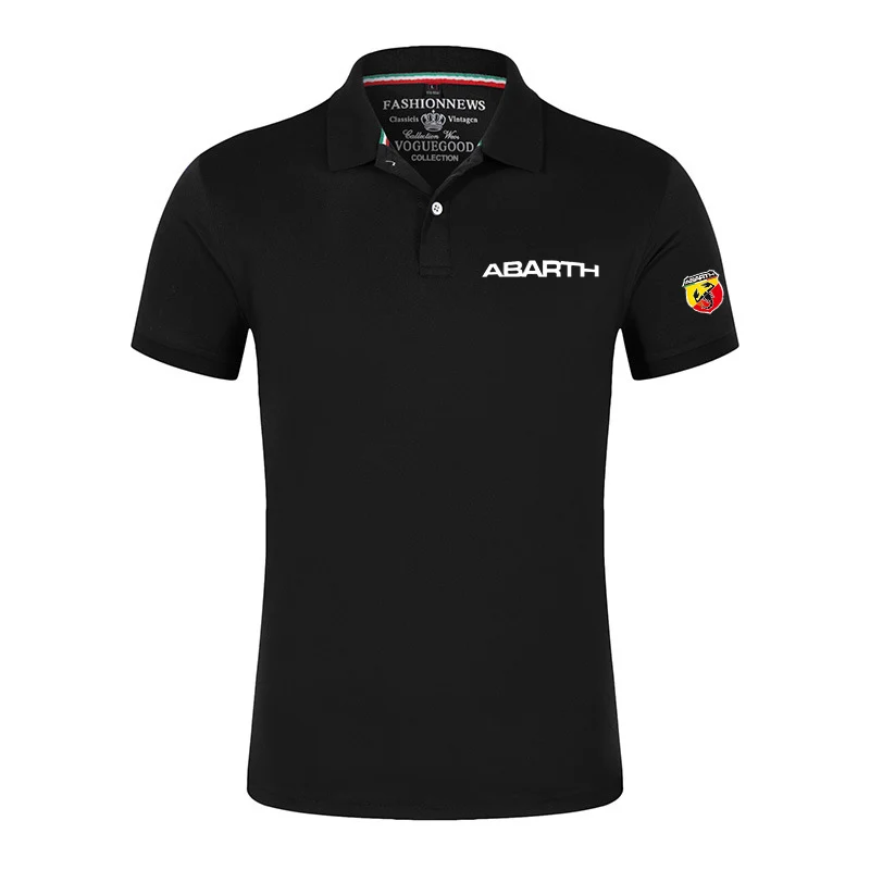 

2022 NEW ABARTH Sommer Neue Marke Hemd Baumwolle PrintColor Beiläufige Kurze Slevess Mode Hochschule Tshirt