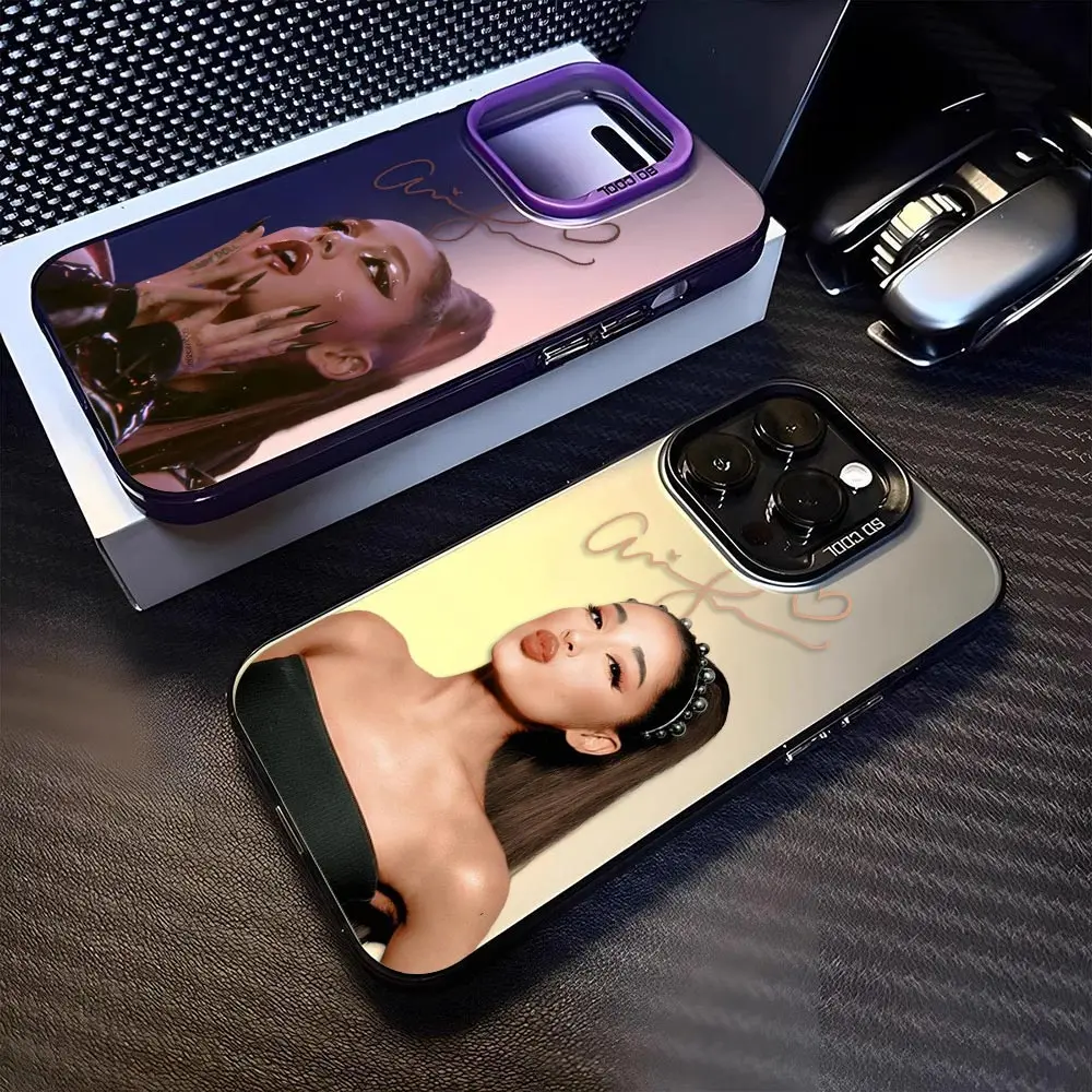 Фото Чехол для телефона A-Ariana G-Grandes Singer Cover для REALME 16 15 14 13 8I 9I 10 11 12 C100 C83 C75 C67 C65 C55 C53, противоударный чехол №1