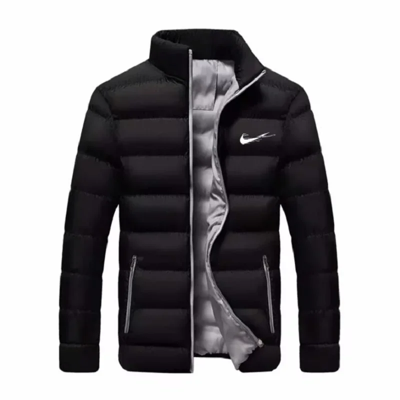 

2023 Men's Winter Fashion Trend Jacket Motorcycle Baseball Jacket Windproof Zipper Lining Plush Parker Jacket Men's Jacket