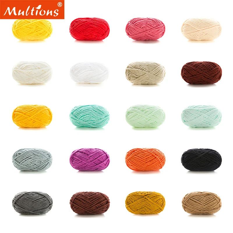 

1Pc Handmade DIY Knitting Yarn Wool Line Baby Scarf Hat Soft Thickness Line Crochet Yarn for Knitting 50Grams/Ball