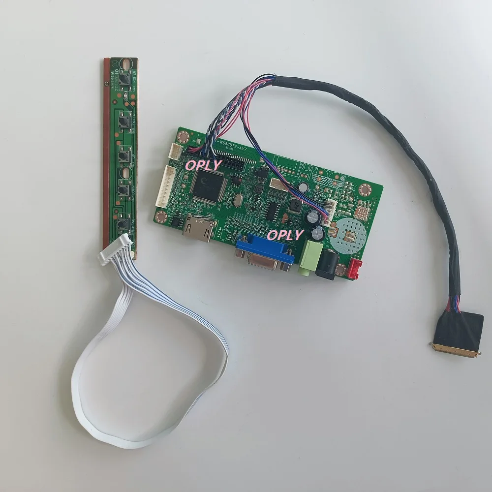 Плата контроллера 58C для Φ M116NWR1 Φ 1366x768, ЖК-дисплей, совместимая с HDMI панель VGA