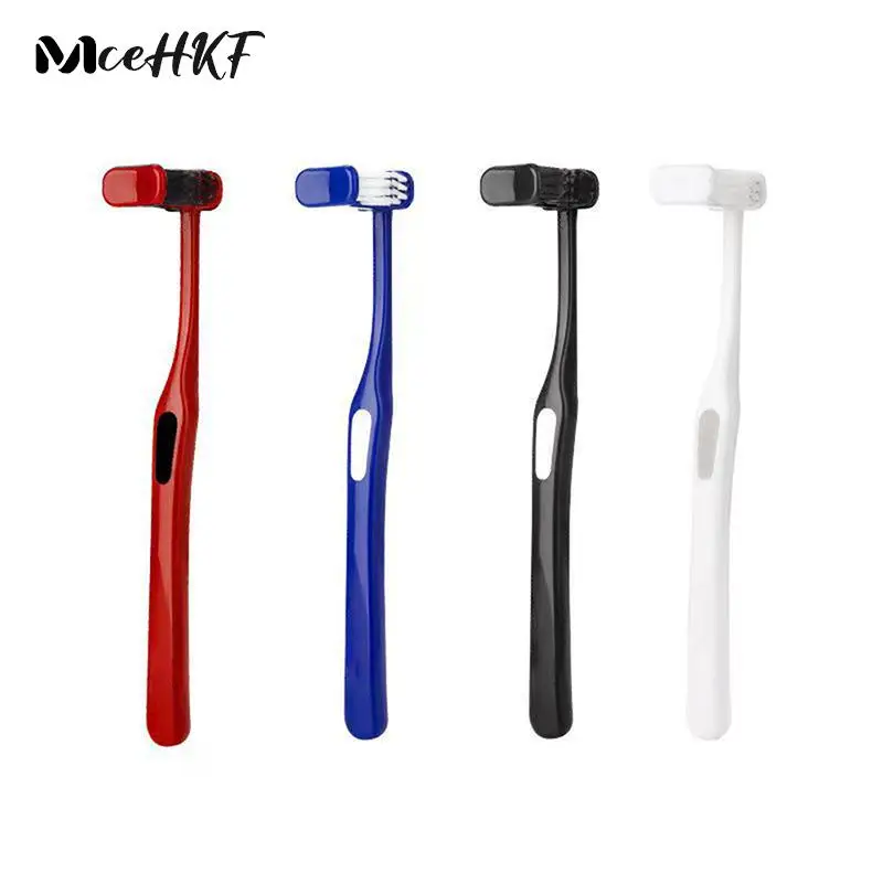 

Super Soft Bristle 6 Sided All Rounded Toothbrush Deep Cleaning Portable Ultra-fine Toothbrush Adults Tooth Brush Oral Care