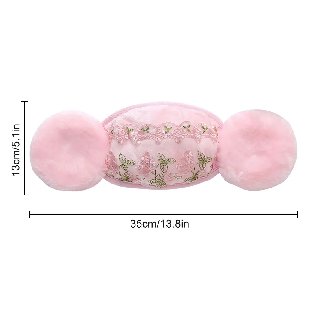 

2 в 1 теплые наушники Мультяшные милые наушники шапка для ушей осенне-зимние хлопковые Наушники маска для рта уличная Лыжная велосипедная ма...